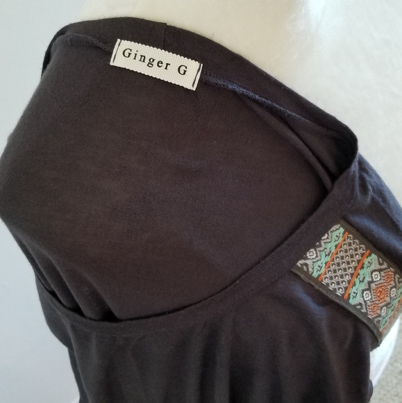 Ginger G (Boutique) Fringe T-shirt Dress - Picture 8 of 8